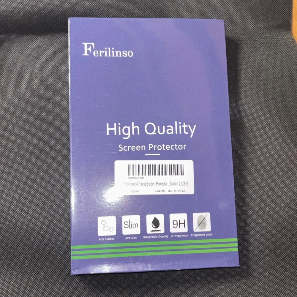 Ferilinso 4-Pack Screen Protector for NINTENDO Switch 2 (2025)
